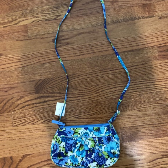 NWT Vera Bradley Floral Bag with Adjustable Strap - Picture 2 of 4